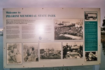 Plymouth Rock Information Sign