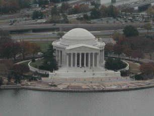 Jefferson Memorial from Washington Monument