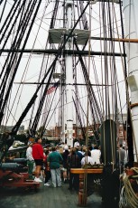 On board Old Ironsides