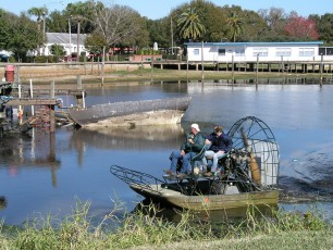 Distracted by an airboat