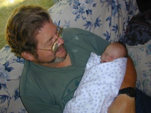 Granddaddy and his new grandson