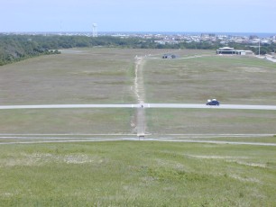 View from monument hill at Kitty Hawk