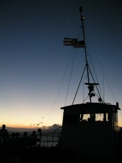 Twilight boat ride