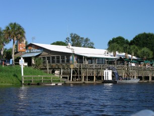 Returning to the restaurant/boat dock