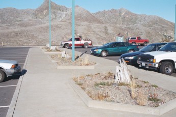Mount St. Helens parking lot