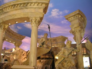 Sculpture inside Caesars Palace