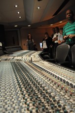 Audio studio mix board