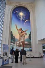Huge lobby mural