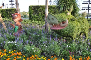 Floral Timon and Pumbaa