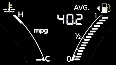 Wow—my Nissan Versa’s average MPG has passed the 40 mark (it’s rated 39 highway)