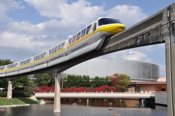 Yellow monorail